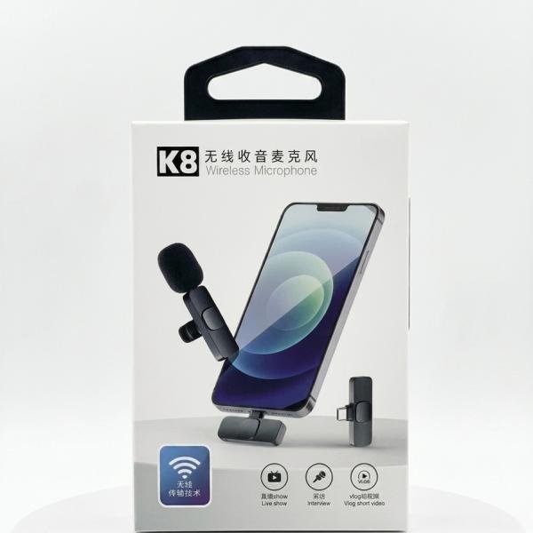 K8 Wireless Lavalier Microphone